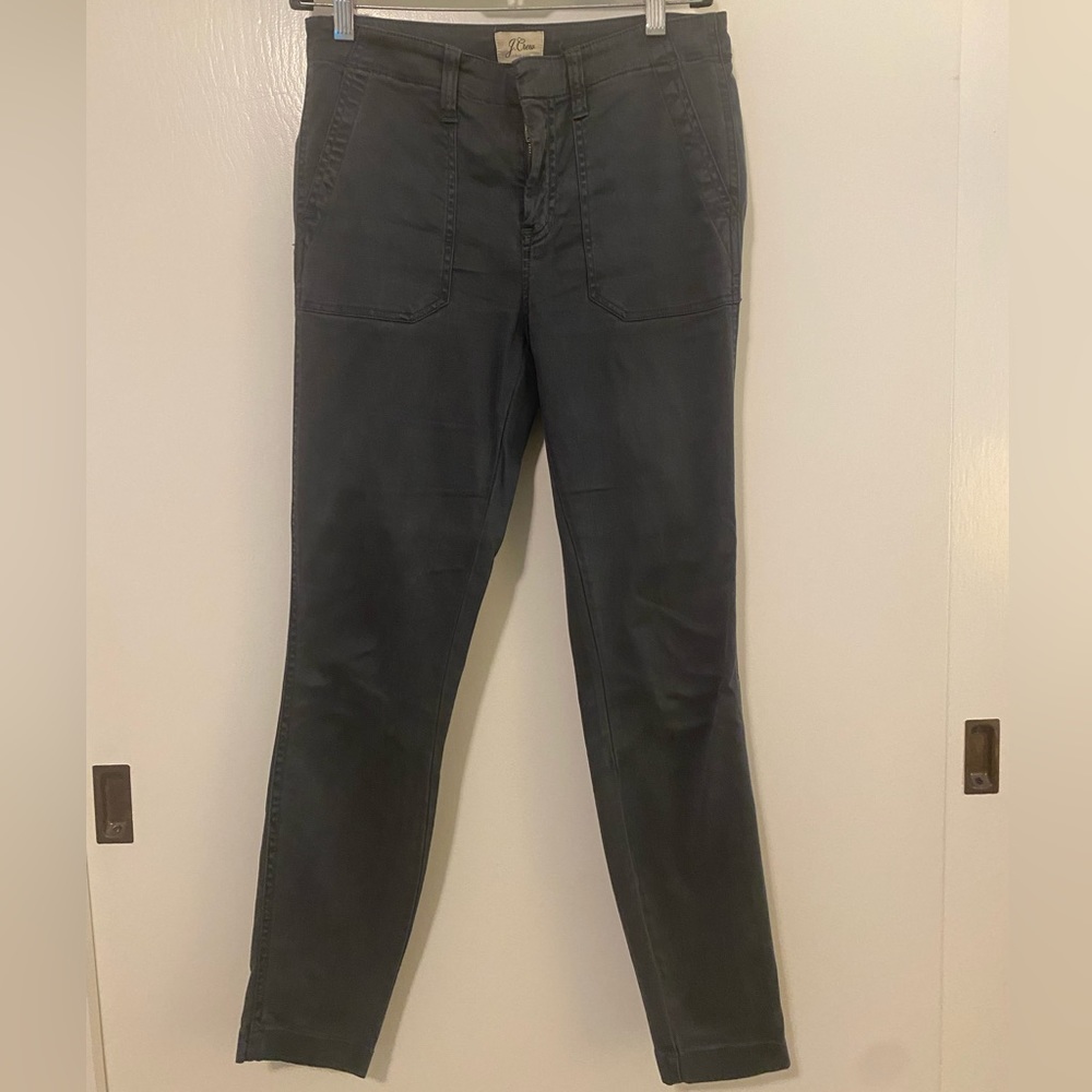 J Crew Charcoal utility skinny- Size 26
